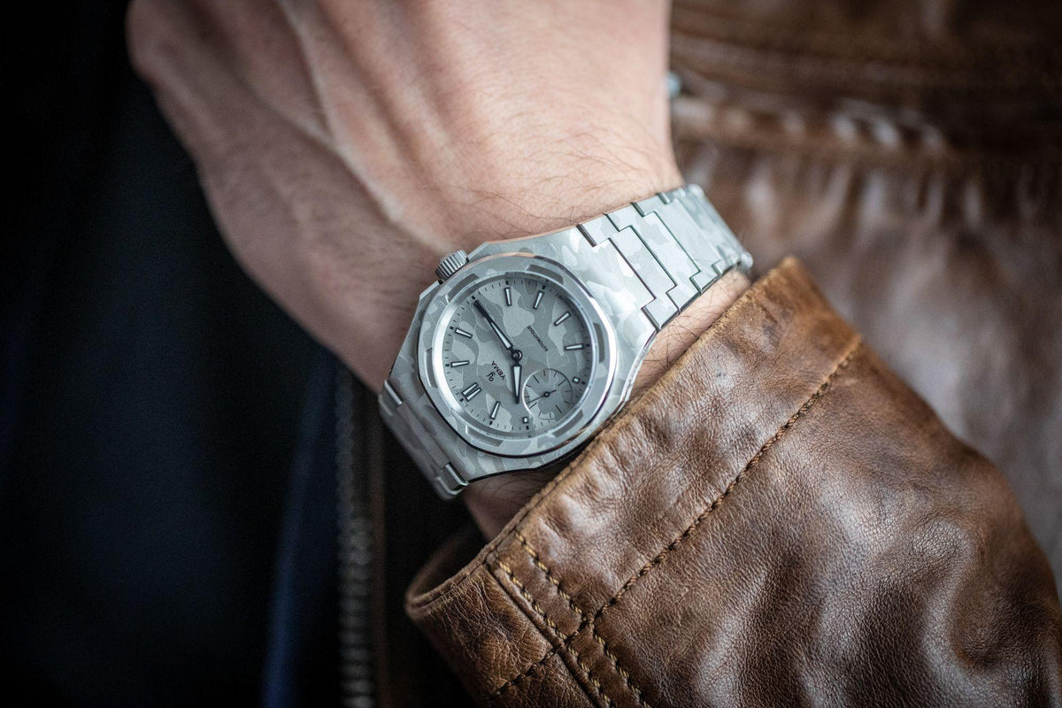 YEMA Wristmaster Slim Small Seconds CMM.29 雪山迷彩版