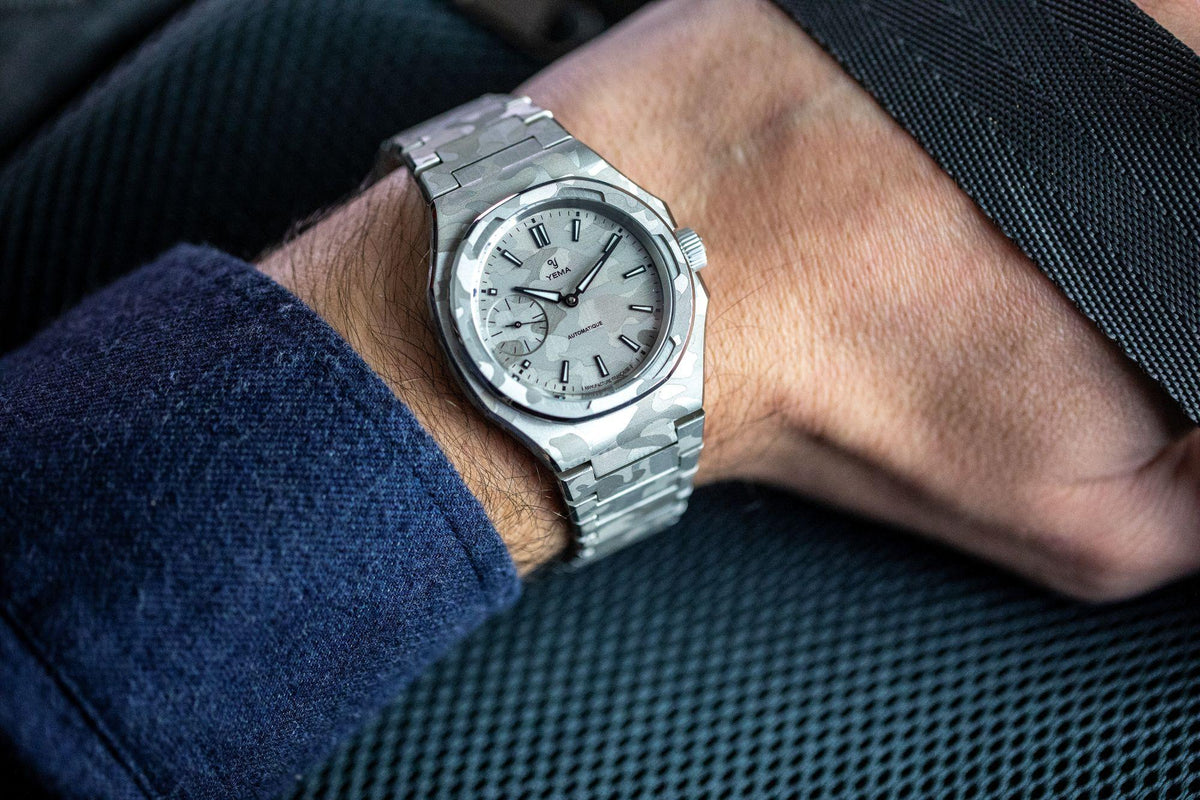YEMA Wristmaster Slim Small Seconds CMM.29 雪山迷彩版