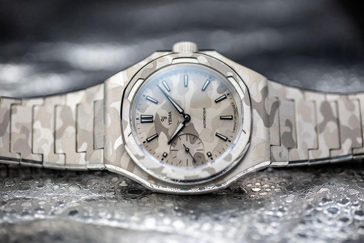 YEMA Wristmaster Slim Small Seconds CMM.29 雪山迷彩版